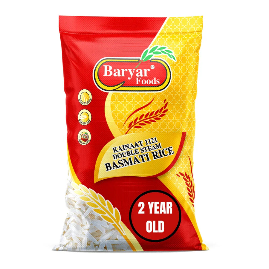 DOUBLE STEAM KAINAAT BASMATI RICE 25 KG